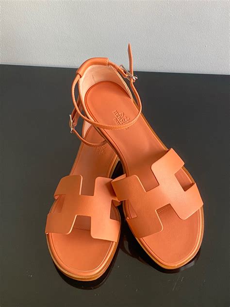 hermes santorini sandals price|Hermes sandals with strap.